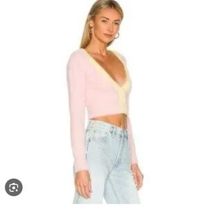 For Love and Lemons Sheila Cropped Sweater